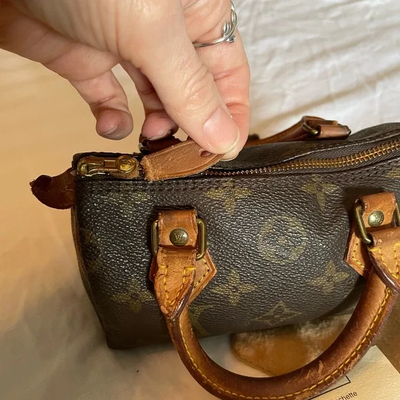 Louis Vuitton Speedy Mini HL Handbag Monogram Canvas - Picture 13 of 14